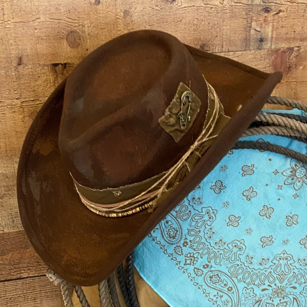 Western Rustic Cowboy Hat "The Sadie" 💠 NWT, Adjustable Fit (LAST ONE) - Picture 4 of 16